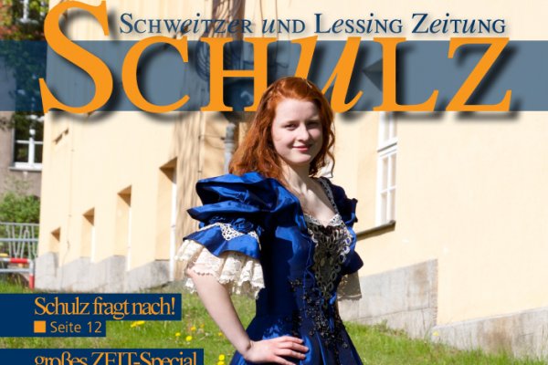 Titelseite der Schulz - Covergirl: Judith Baumann (10d) (Foto: René Krauß / Maxi Unger)